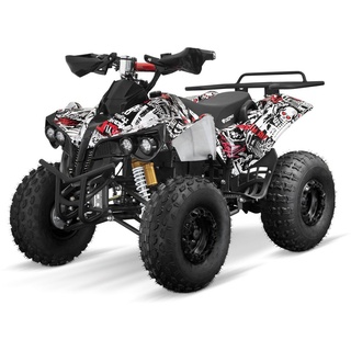 Nitro Motors Elektro-Kinderquad Elektro 1000W midi Kinder Quad Warrior 8" Kinderquad Midiquad ATV grün