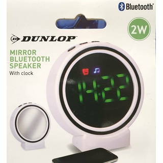 Dunlop Bluetooth Lautsprecher 2W mit Spiegel Ø 8cm