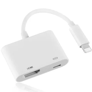 AGEEMY Lightning HDMI Adapter für iPhone 14/13/SE, MFi-zertifiziert, 1080P, Digital AV Adapter, Lightning Connector, Kompatibel mit iPhone 12/11/XR/X/8/7, kein Netzteil erforderlich