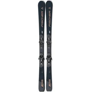 Fischer Aspire SLR Damen Ski Set Schwarz 145 cm