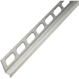 Wand-Gefälleprofil gebürstet / schwarz Edelstahl für bodengleiche Duschanlagen 2% Gefälle | 10,0 mm - 98 cm - links