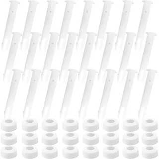 Tonchean - 24 Poolstifte, Ersatzstifte Für Poolstifte, Kunststoff Poolverbindungen, Kunststoffstifte, Poolfugen, Poolrahmenstifte, Poolfugenstifte (24 Stück)