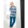 Lounge-Hosen Petrol/Blau 40/42