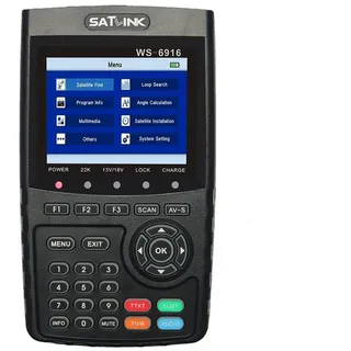 SATLINK WS-6916 HD Digital Satfinder DVB-S DVB-S2 | MPEG-2, MPEG-4, HDMI