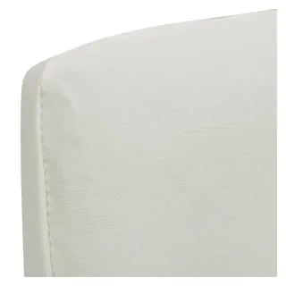 vidaXL 6 Stk. Creme Stuhlhussen Gerade Dehnbar