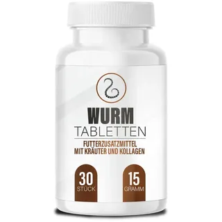 Saint Nutrition Saint Nutrition® Wurm Tabletten – Wurmmittel Hund – entwurmen für Hunde – mit natürlichen Inhaltsstoffen – Einfach anzuwenden - Wurmkur ...