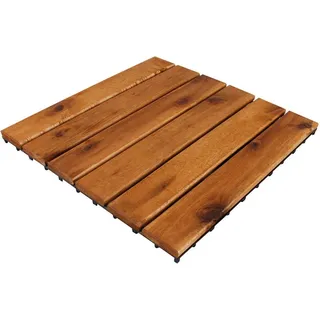 Mojawo - 1 Stück Akazien Holzfliese-maf1000