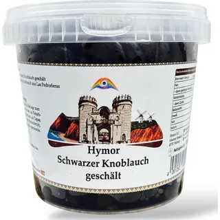 Hymor Schwarzer Knoblauch geschält 1kg schwarze Knoblauch-Zehen fermentiert