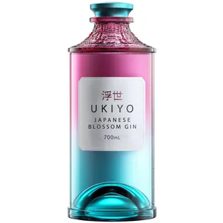 Ukiyo Japanese Blossom Gin 40% Vol. 0,7l