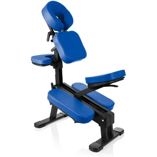 Sport-Tec Mobiler Massagestuhl Relax inkl. Transporttasche, Blau