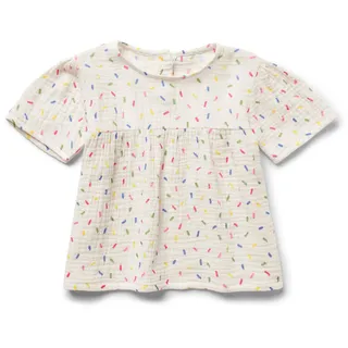 Tchibo - Kinder-Musselin-Bluse - Mädchen - Gr. 98/104 - creme