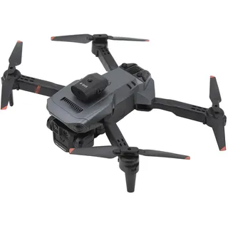 Focket Drohnen mit Kamera für Erwachsene und Kinder, 4K HD faltbarer RC Quadcopter mit 3 Kameras, Ein-Tasten-Start/Landung, Schwerkraftinduktion, 4-Wege-Hindernisvermeidung
