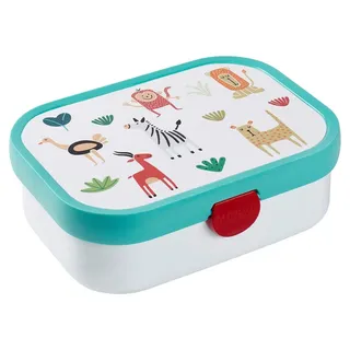 Mepal Campus Brotdose mit Bento-Einsatz und Gabel 750 ml Animal Friends