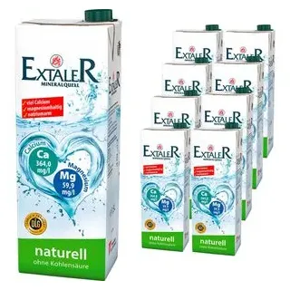 extaler mineralquell naturell Mineralwasser 8x 1,5 l