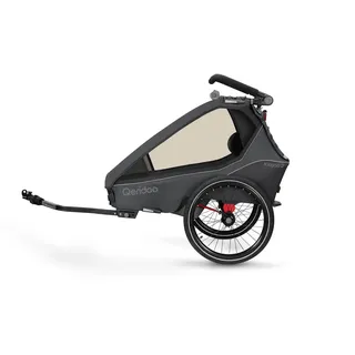Kinderanhänger Kidgoo 2 steel grey