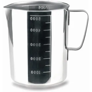 Lacor 5-Liter-Kanne aus rostfreiem Stahl 18/10 mit Fassungsvermögenskennzeichnung 62750