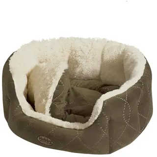 Hundebett Ceno 86 x 70 cm beige/braun
