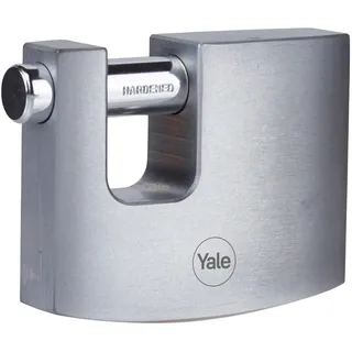 Yale Y124B/70/115/1 Vorhängeschloss 70mm Silber Schlüsselschloss