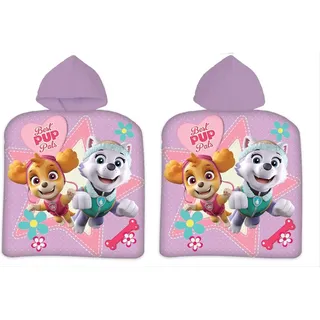 Paw Patrol Kinder Poncho Kapuze Girls 50x100cm