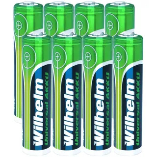 8 AAA Akku Phone Micro Accu Wilhelm Batterien Telefonakku NiMh 1,2V 800 mAh HR03