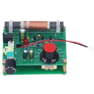 Einstellbarer AM Mittelwellen Sender 600-1500 kHz für Audio-Experimente und Schulexperimente, Audio Experimentier-Sender mit 3,5mm Kopfhöreranschluss 5-12V für Funktests Schulprojekte Laborversuche