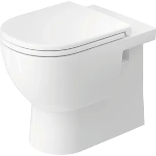 Duravit D-Code Stand-WC mit WC-Sitz Weiß Hochglanz