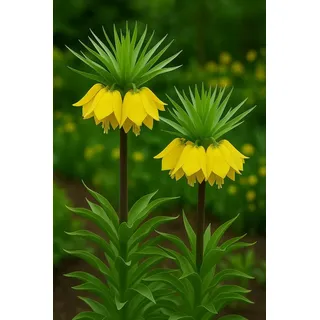 Exotenherz Blumenzwiebeln Exotenherz Blumenzwiebeln - Kaiserkrone Fritillaria 'Lutea' (5 Stück), (5-St)