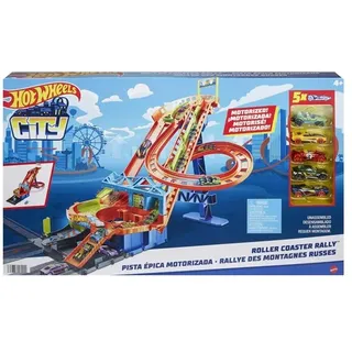 City Roller Coaster Rally with 5 Cars