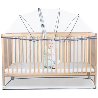 Beberoad Babybett Moskitonetz Insektenschutz Universal Insektennetz Mückennetz für Babybetten/Gitterbetten/Kinderbetten 91 * 145 * 145 cm