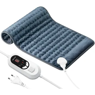 Mowend Heizkissen mit Abschaltautomatik, Elektrisches Heizkissen mit 6 Heizeinstellungen, Schnelles Erhitzen & Maschinenwaschbare,Schmerz Lindern,Geschenke für Frau, Mama, Papa,30x60cm