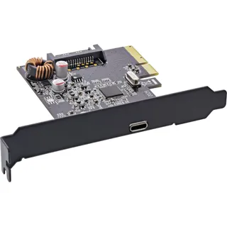 InLine Inline® Schnittstellenkarte, PCIe x4, USB 3.2 Gen.2x2, 1x USB-C