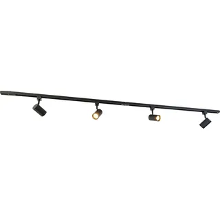 QAZQA Iconic Jeana 4-flg. Deckenspot schwarz
