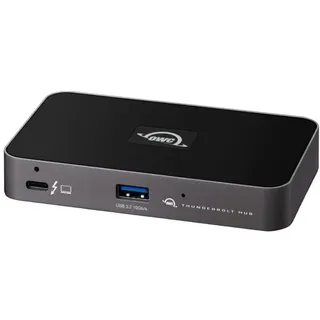 OWC Thunderbolt Hub Dockingstation grau/schwarz, Thunderbolt 4, USB-A