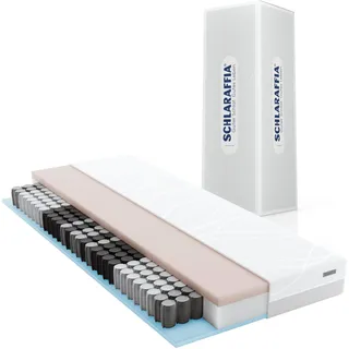 Schlaraffia myNap TFK-Matratze, 120x200cm: Premium-Qualität für hohen Schlafkomfort, 7-Zonen-Komfort, Härtestufe mittel, Taschenfederkern, atmungsaktiv, TÜV Rheinland Qualität, Oeko-TEX Standard 100