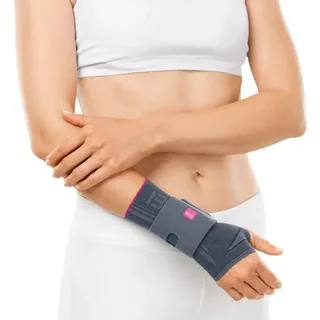 medi Manumed active Handgelenkbandage 1 St Silber Größe I