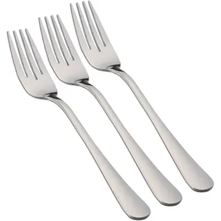 3 Fischgabel 19x 2,65 cm Edelstahl 18/0 Schlichtes Und Elegantes Design