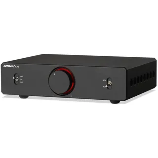 AIYIMA A20 Voll Symmetrischer HiFi Stereo Class D Verstärker 300W×2 mit HPF | TPA3255 2.1-Kanal Desktop-Verstärker für T20/D20,mit PFFB&12V Trigger,XLR/Cinch-Eingang,austauschbarer Op-Amp,BYPASS-Funktion