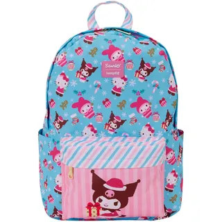 Loungefly - Hello Kitty - Sanrio - Kuromi - Christmas - Backpack - Niedliche Sammeltasche - Geschenkidee - Offizielle Handelswaren - Für Jungen, Mädchen Men und Frauen - Anime Fans
