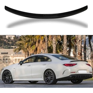 ABS-Material Auto Heckspoiler FüR Mercedes Be nz CLS Class W257 C257 CLS400 CLS550 AMG 2018 2019 2020, Kofferraumdeckel Spoiler Lip Wing Tail Bumper Heckklappe Lip Body Kits Windschutzscheibe