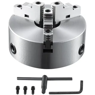 Vevor Drehbankfutter K11-250 250mm Dreibackenfutter HT300-Material 3 Backenfutter Spannbereich 6–250mm 3-Backen, 20Cr, ≥53HRC φ80mm Bohrung Spannfutter Drechselbank Selbstzentrierend
