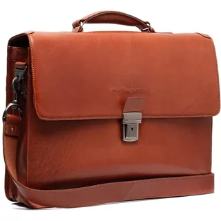 The Chesterfield Brand Salvatore Aktentaschen Messenger Leder 42 cm Laptopfach (16.93"), Notebooktasche, Braun