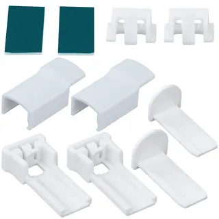 EXKLUSIV HEIMTEXTIL Ersatzteil Zubehör Set Klemmfix für Duo Doppelrollo und Plissee Klemmträger Set für Plissee