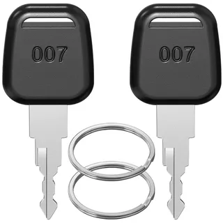 Ancable Schlüssel Kompatibel mit TSA 007, 2 Stück 007 Schlüssel Multifunktionale Gepäckschlüssel, Master Key Kompatibel mit TSA für Gepäck Koffer Passwort Schlösser TSA Schloss
