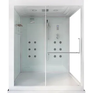 Home Deluxe Design XL Dampfduschkabine 180 x 130 cm 1050