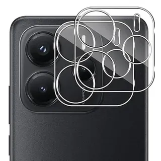 Cracksin [2 Stück] Kameraschutz für Xiaomi Redmi Note 14 (5G) Objektivschutz 3D 9H Härte Kamera Schutzglas Linse Panzer Schutz Glas Klar