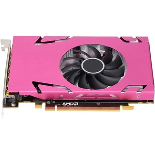 Grafikkarte, R7 350 Single-Slot-Grafikkarte mit Sechs Bildschirmen, 4 GB GDDR5 (128 Bit) Videospeicher Grafikkarte, 6 -DP-Anschlüsse, PCI-Express 3.0 X 16, für