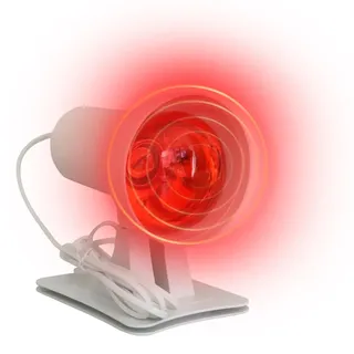 Lotvic 150 Watt Rotlichtlampe, Rotlichtlampe Wärmelampe, Infrarotlampe, Einstellbare Zeit und Temperatur, Medizinprodukt mit wohltuender, Lockerung & Allgemeines Wohlbefinden