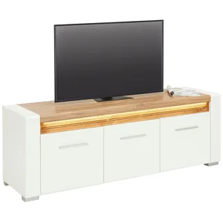 mömax TV-Element Leonardo in Weiß Hochglanz