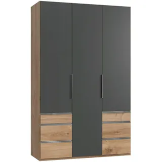 Level 150 x 236 x 58 cm Plankeneiche Nachbildung/graphit mit Schubladen