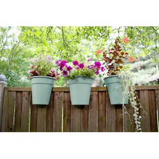 KHW Flowerclip, 3er Set, mintgrün